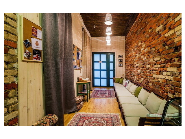 Зона отдыха в студии Yoga Place