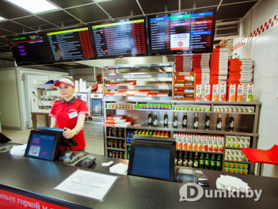 Торговый зал на ул. Жуковского в Минске