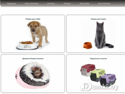 Главная страница официального сайта.